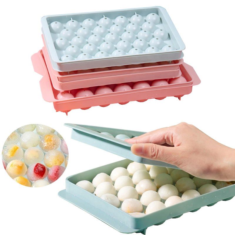 Home Cooking Appliances - รอบ Ice Cube ถาด Creative Hockey