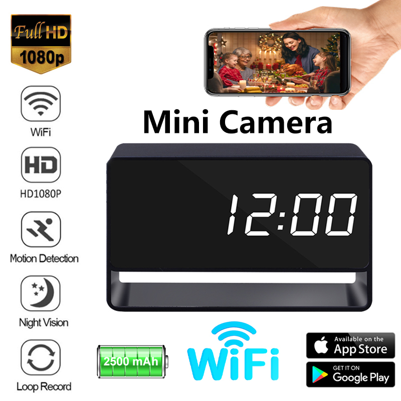 Home Cooking Videos - กล้องนาฬิกาขนาดเล็ก 1080P การดูระยะไกลพร้อมการมองเห็นตอนกลางคืนและการตรวจจับการเคลื่อนไหว 140 ° เครื่องบันทึกวิดีโอภาพมุมกว้างสําหรับใช้ในครัวเรือน