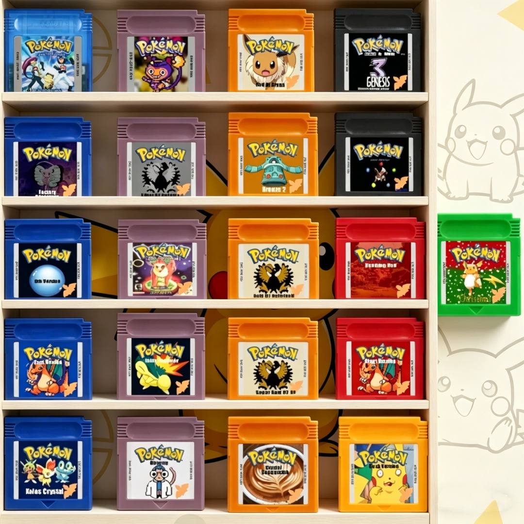 Home Cooking Videos - ตลับเกมซีรีส์โปเกมอน GBC สีดำ สีขาว เจเนซิส โกลด์