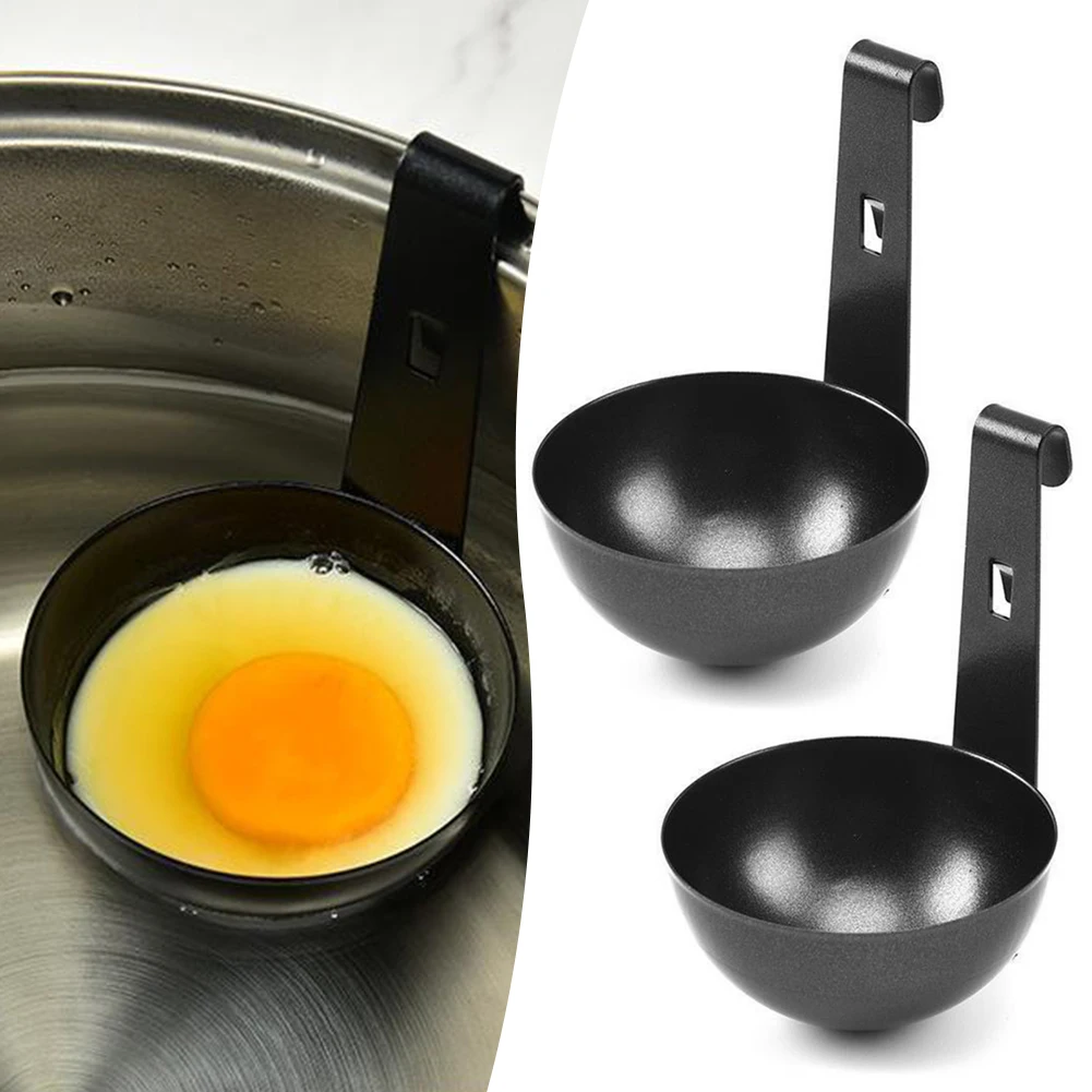 Home Cooking Appliances - เครื่องทำไข่ต้มแบบไม่ติดกระทะ ขนาดใหญ่ 1/2 ชิ้น ที่วางไข่ต้ม ที่นึ่งไข่