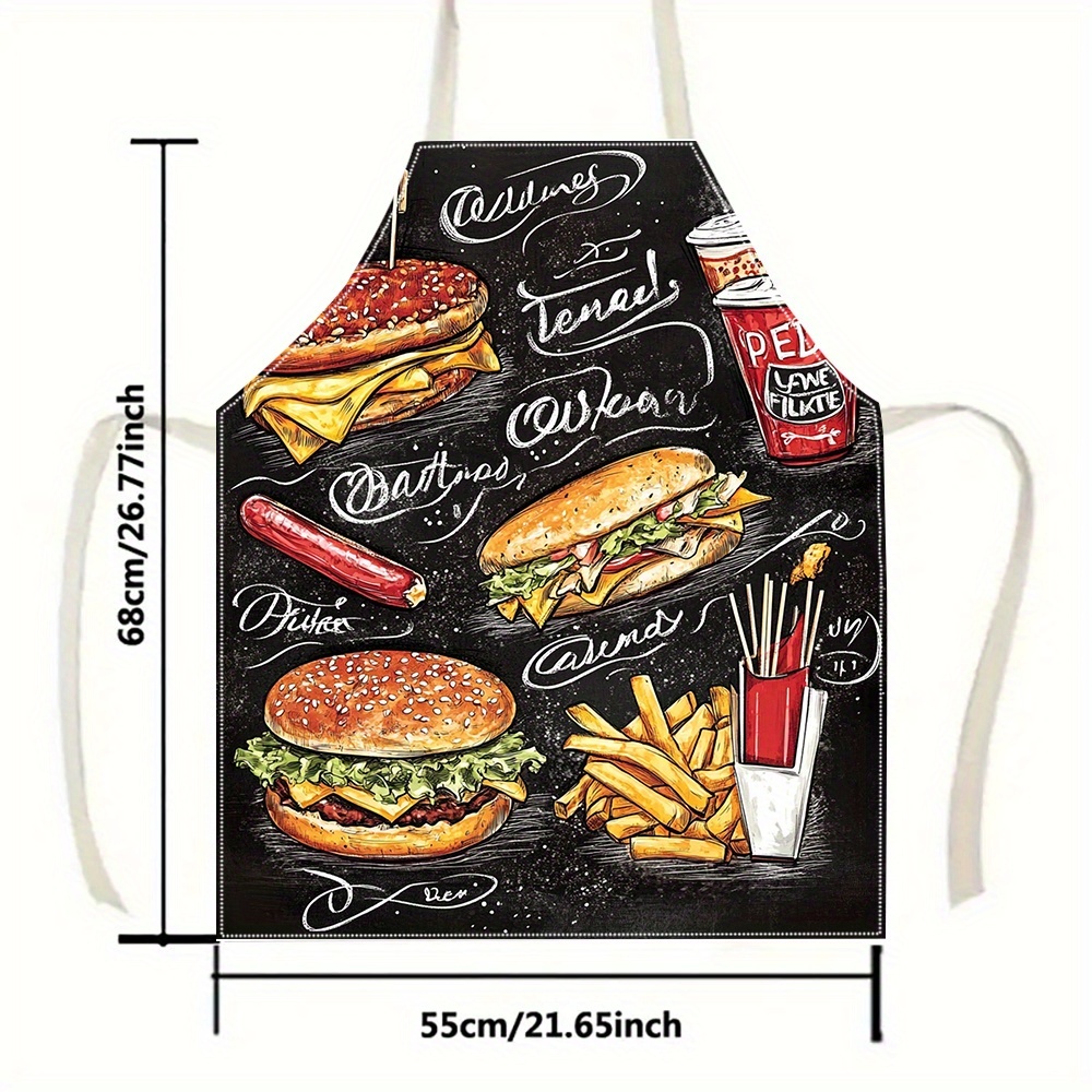 ผ้ากันเปื้อนลายกราฟฟิตี้เบอร์เ - Home Cooking Fast Foods บทวิจารณ์และราคา