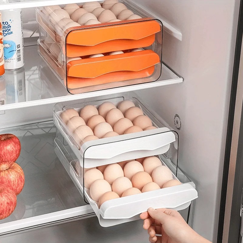 กล่องเก็บไข่พลาสติกขนาดใหญ่ 2  - Home Cooking Appliances บทวิจารณ์และราคา