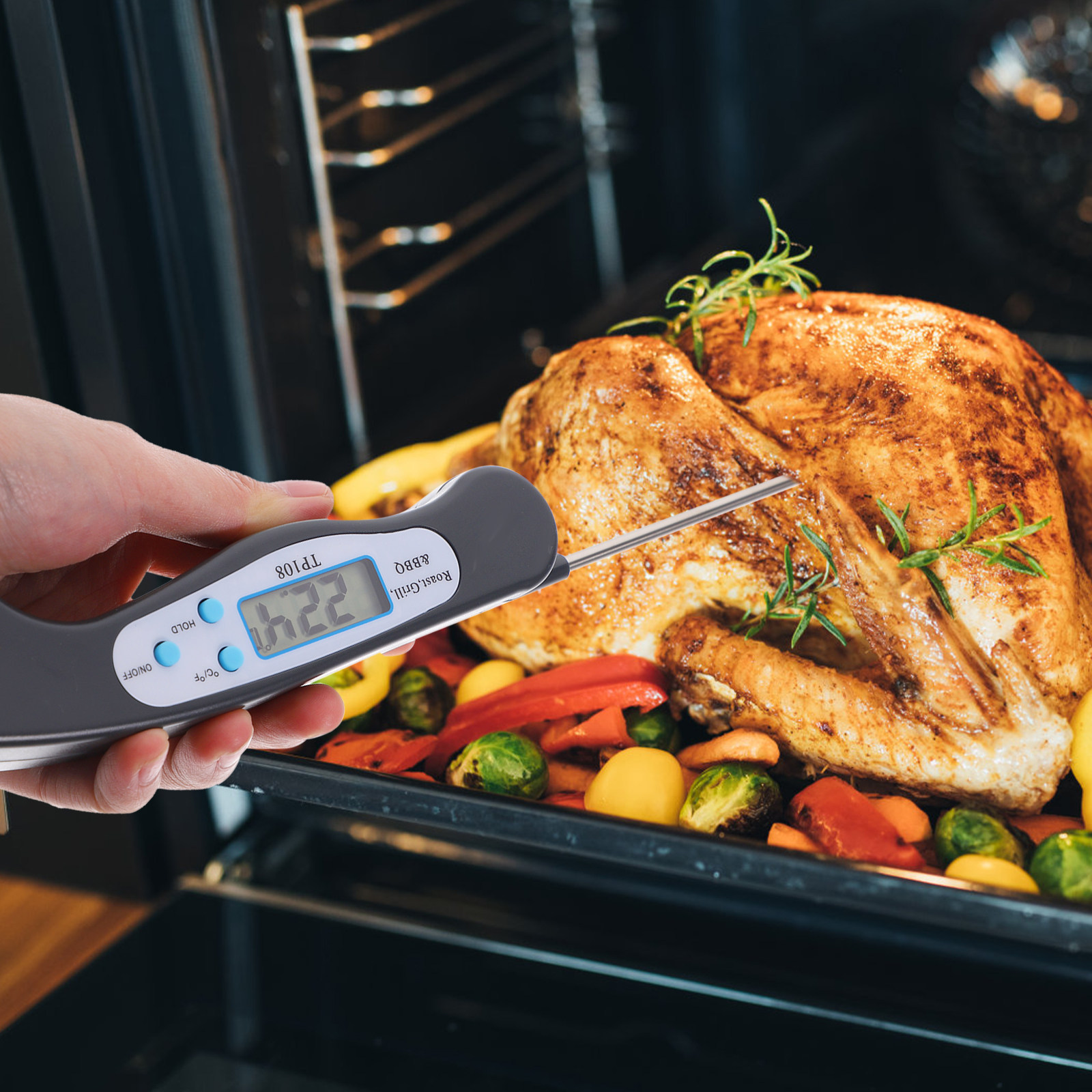 เทอร์โมมิเตอร์วัดอุณหภูมิอาหาร - Home Cooking Fast Foods บทวิจารณ์และราคา