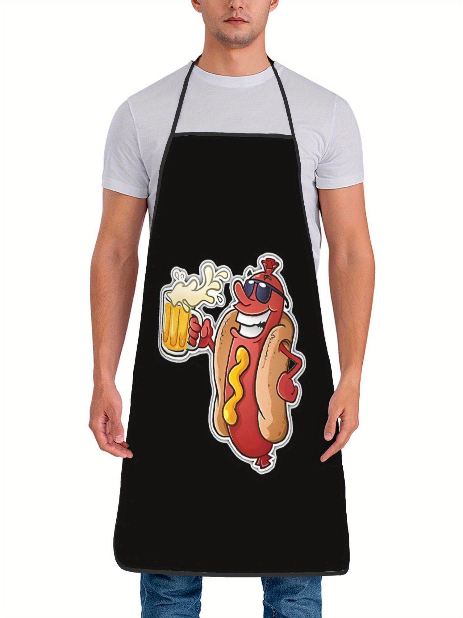 ผ้ากันเปื้อนลายฮอทดอก ผ้ากันเป - Home Cooking Fast Foods บทวิจารณ์และราคา