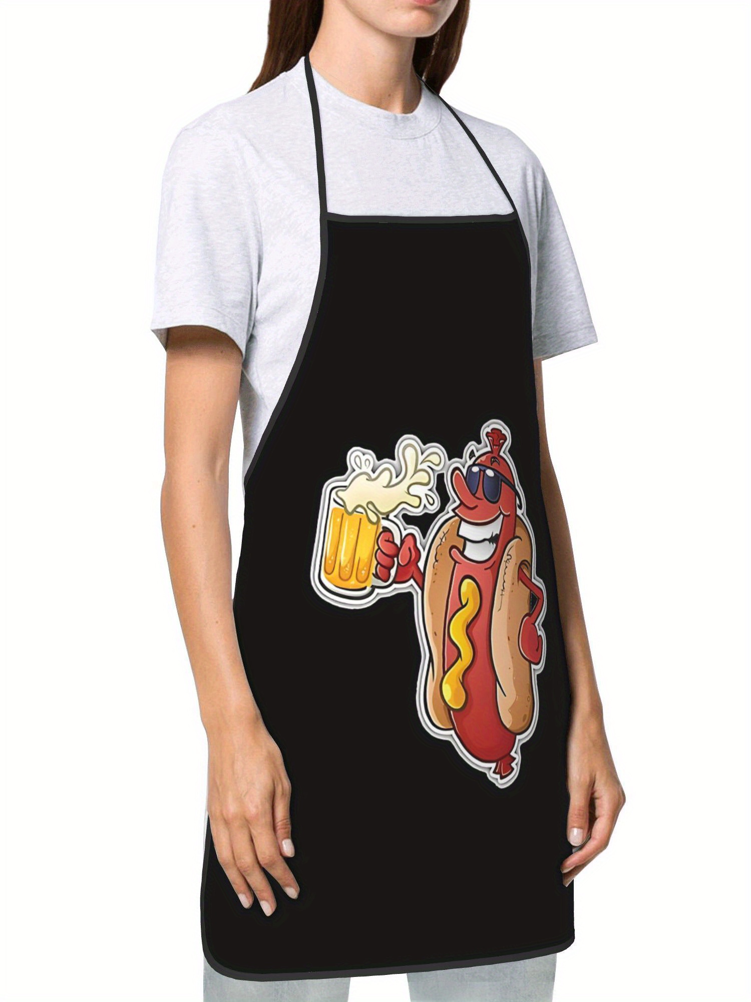 ผ้ากันเปื้อนลายฮอทดอก ผ้ากันเป - Home Cooking Fast Foods บทวิจารณ์และราคา