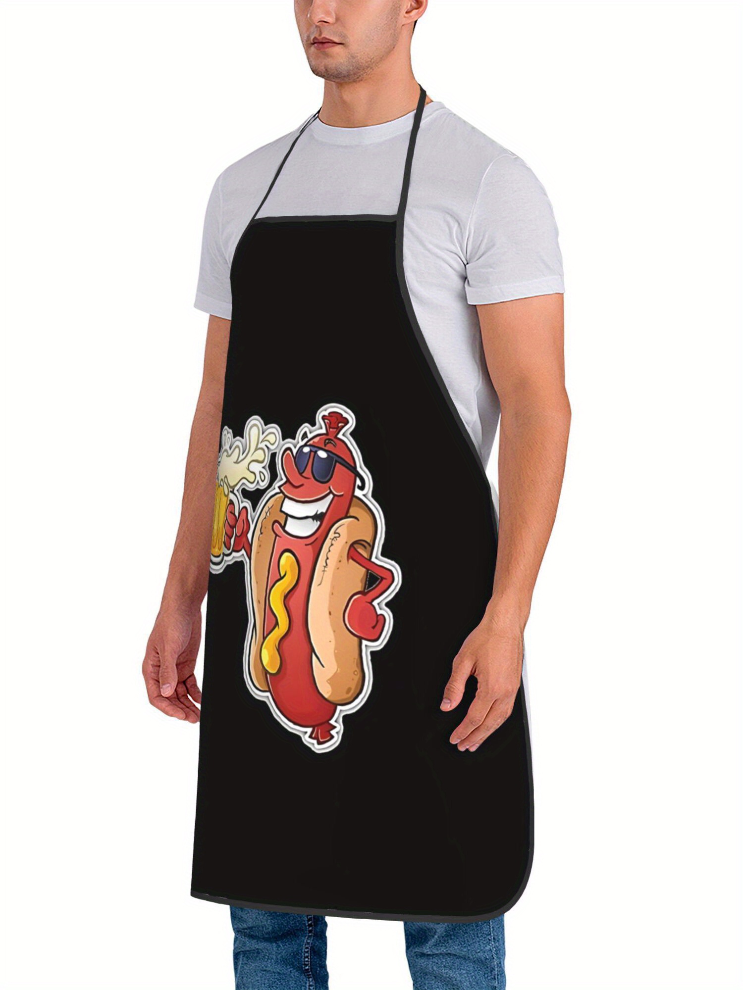 ผ้ากันเปื้อนลายฮอทดอก ผ้ากันเป - Home Cooking Fast Foods บทวิจารณ์และราคา
