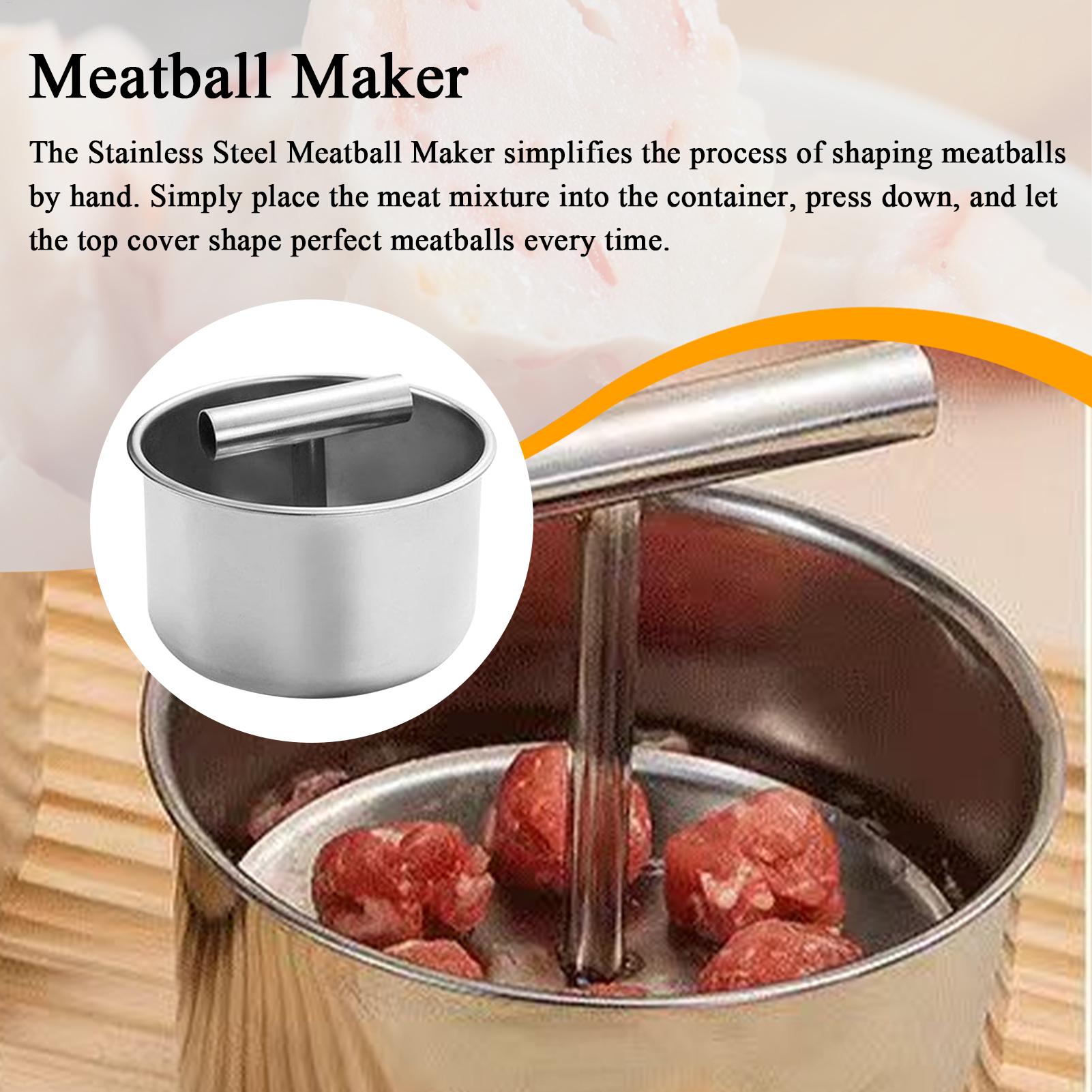 เครื่องทำลูกชิ้นสเตนเลสแบบกดมื - Home Cooking Appliances บทวิจารณ์และราคา
