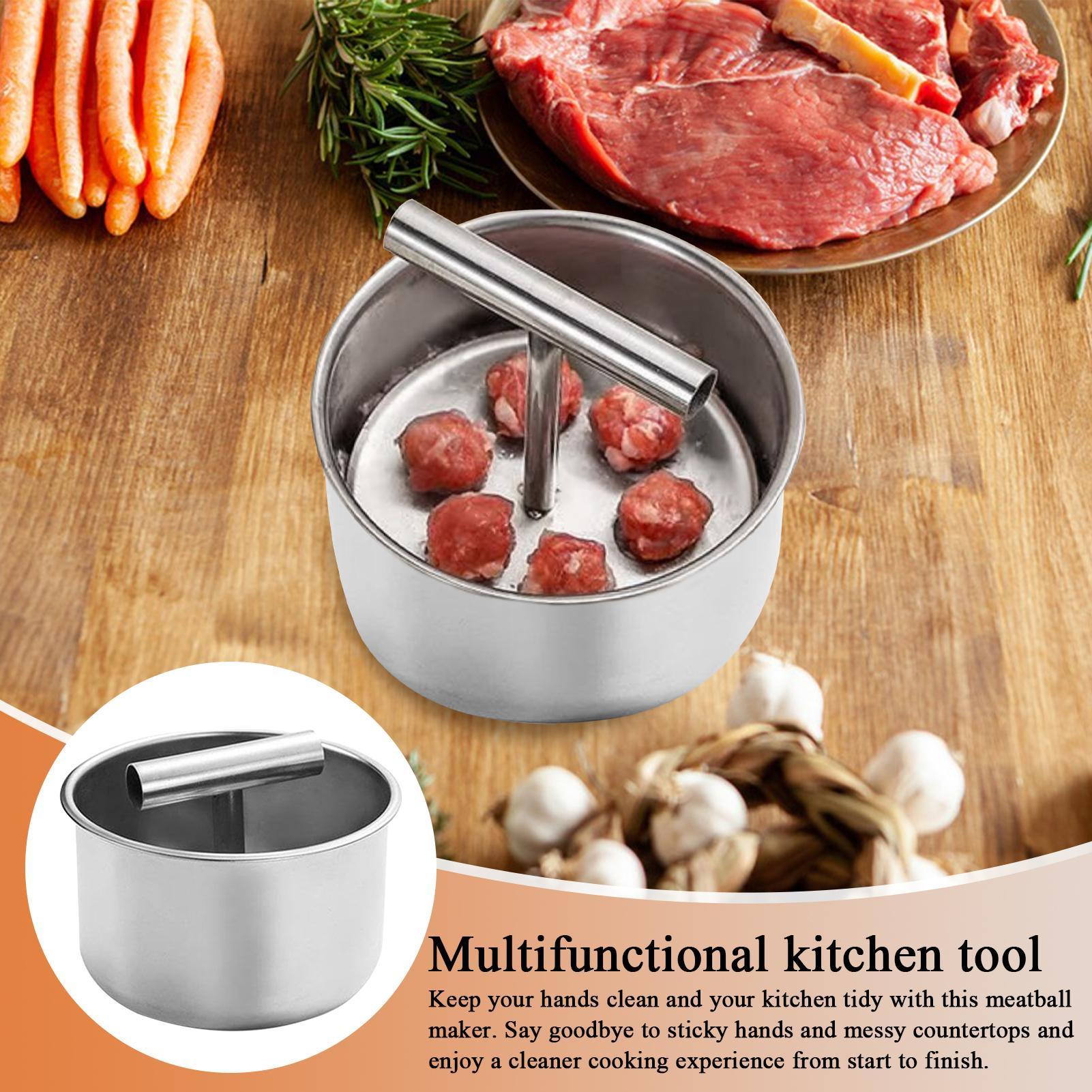 เครื่องทำลูกชิ้นสเตนเลสแบบกดมื - Home Cooking Appliances บทวิจารณ์และราคา