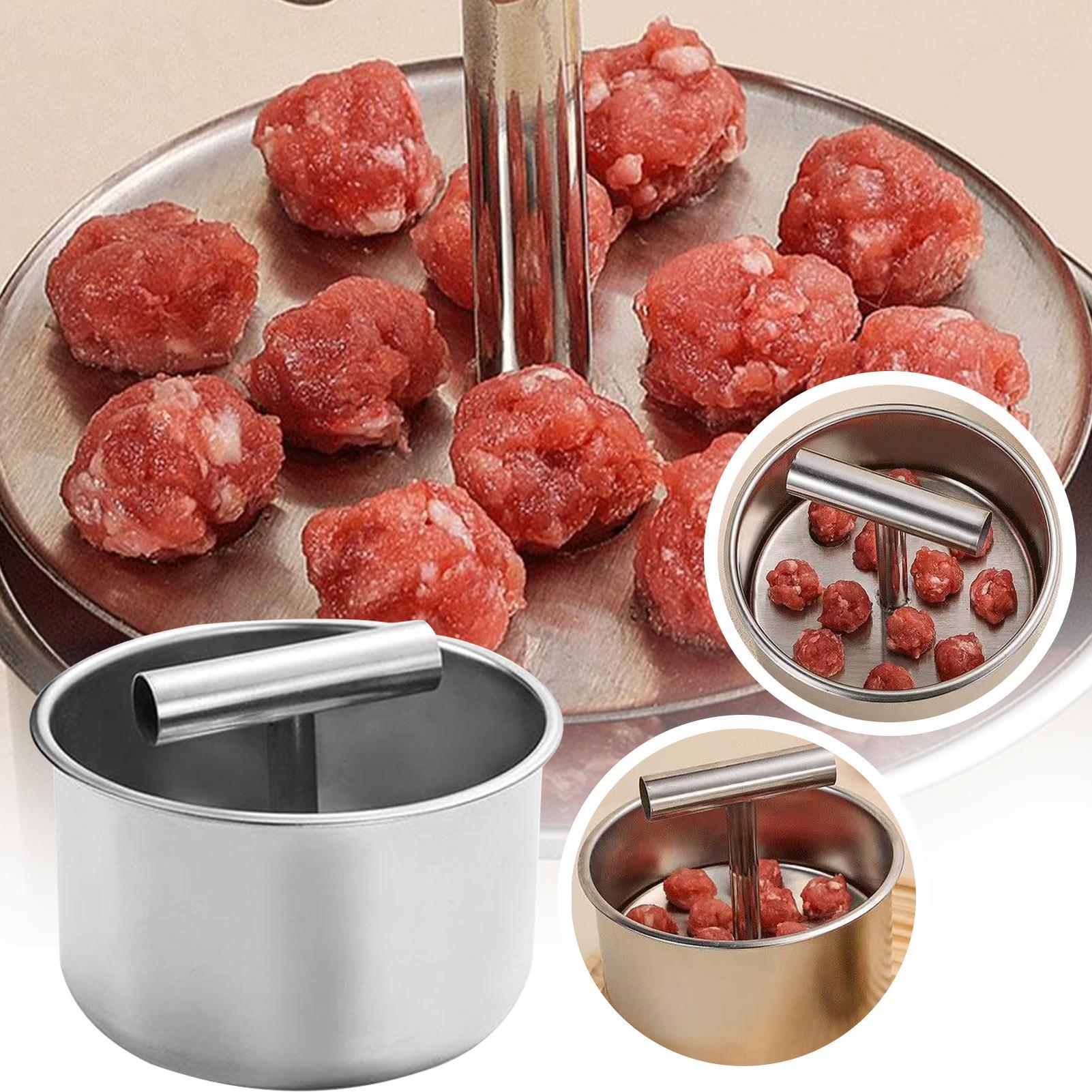 เครื่องทำลูกชิ้นสเตนเลสแบบกดมื - Home Cooking Appliances บทวิจารณ์และราคา