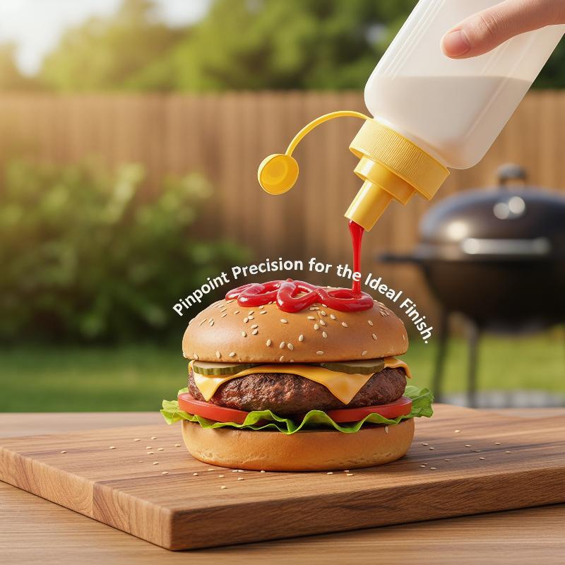 ขวดบีบซอสแบบปากกว้างป้องกันฝุ่ - Home Cooking Fast Foods บทวิจารณ์และราคา