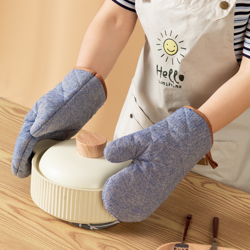 ถุงมือกันความร้อนแบบหนา 2 ชิ้น - Home Cooking Appliances บทวิจารณ์และราคา