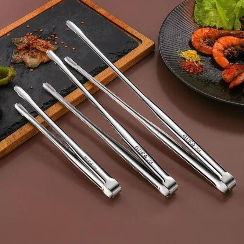 ที่คีบอาหารสแตนเลสสำหรับทำอาหา - Home Cooking Meals บทวิจารณ์และราคา