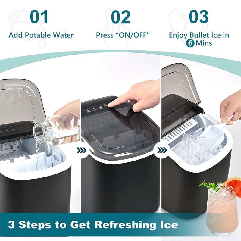 เครื่องทำน้ำแข็งแบบตั้งโต๊ะพกพ - Home Cooking Appliances บทวิจารณ์และราคา