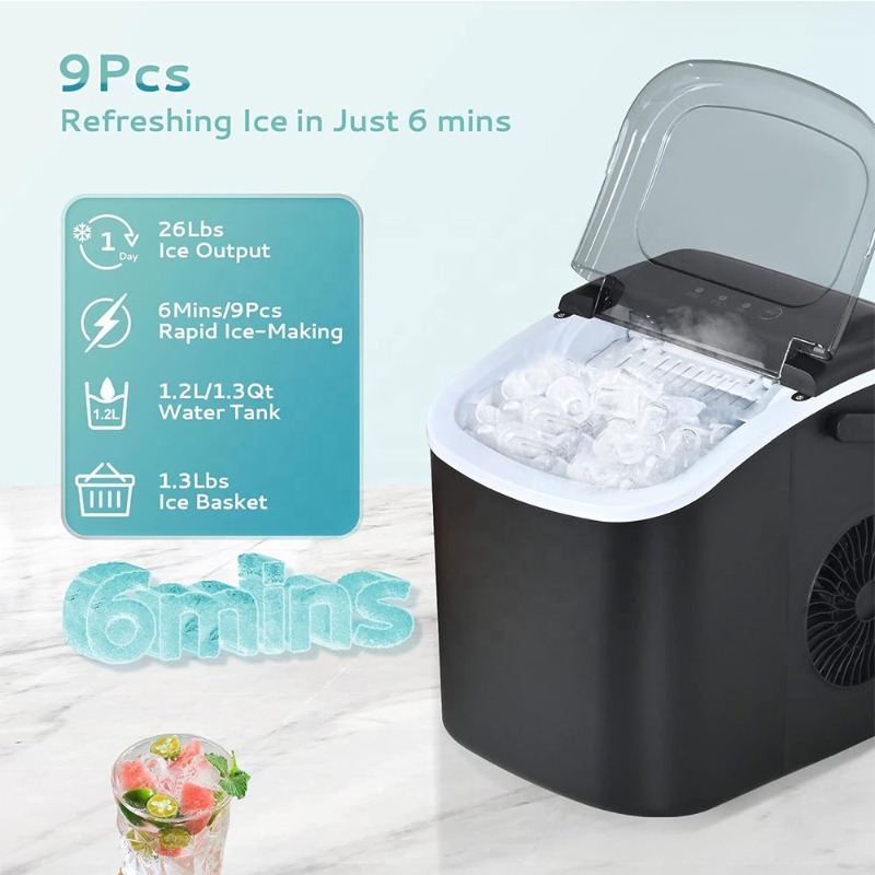 เครื่องทำน้ำแข็งแบบตั้งโต๊ะพกพ - Home Cooking Appliances บทวิจารณ์และราคา