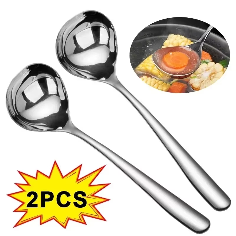 ช้อนสแตนเลสแบบหนา 2/1 ชิ้น ด้า - Home Cooking Meals บทวิจารณ์และราคา